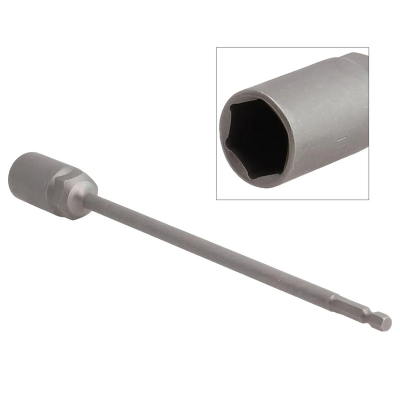 1db 250 mm-es dugókulcs persely anyacsavar csavar anyacsavarozó bit ütőfúrószár adapter dugókulcs hosszabbító rúd 5,5-19 mm