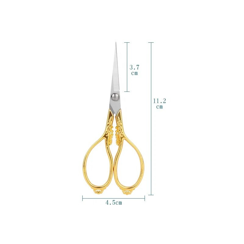 Retro krojačke škare Križni vez Antikne Vintage škare Konac za šivanje škarama za šivanje u kućanstvu