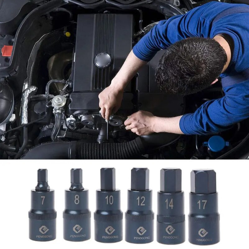 1kom šesterokutni nasadni odvijač inčni višenamjenski ručni alati svrdlo nasadni nasadni ručni alat H7 H8 H10 H12 H14 H17