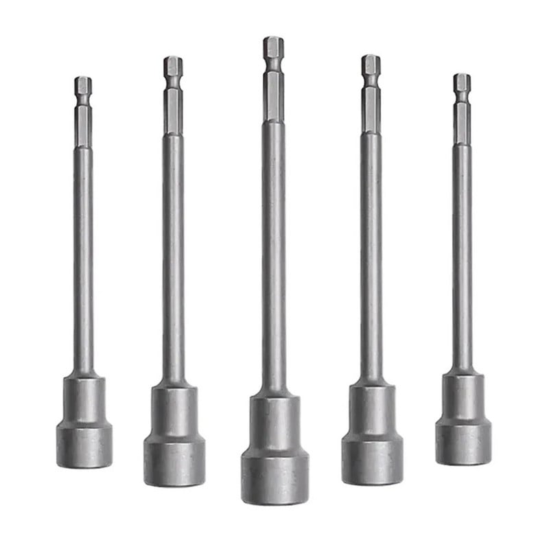 1 db hosszúságú, 150 mm-es hatlapú anyacsavarozó fúrószár adapter dugókulcs hosszabbító hüvely adapter elektromos csavarhúzó fogantyúhoz