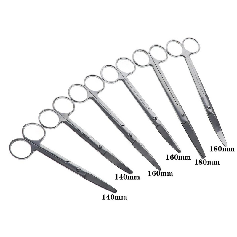 Roostevabast terasest meditsiinilised käärid oftalmoloogilised kirurgiainstrumendid õmblused kudede käärid kirurgilised meditsiinilised marli käärid