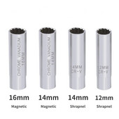 Univerzalna utičnica za svjećice Ključ za svjećice Magnetski šrapnel svjećice za demontažu Automatski alat za popravak 14/16 mm