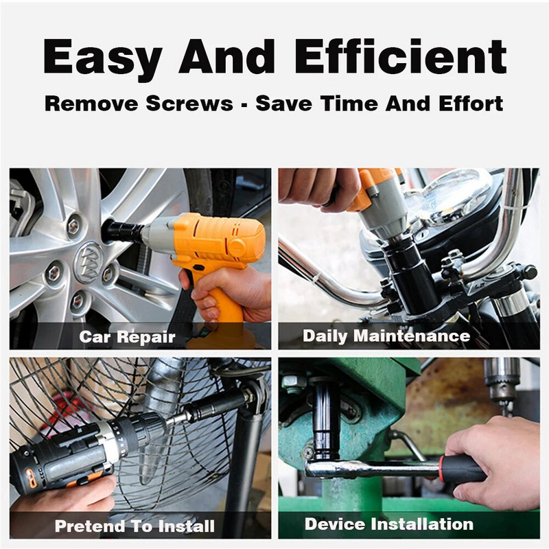 1 db 1/2 ütős aljzat készlet 8-32 mm mély, hosszú fejű hatlapfejű mechanikai műhelyszerszámok nyomatékkulcshoz pneumatikus villáskulcs készlet