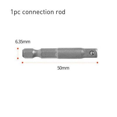 1/4 colio šešiakampės galvutės veržliarakčio įvorė, didelio kietumo anglinio plieno grąžto lizdo adapterio rinkinys „pasidaryk pats“ automobilių remonto namų rankinis įrankis