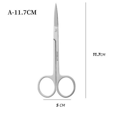 Medicininės Chirurginės Žirklės Plieninės Maži Nagai Įrankiai Antakiai Nosies Plaukų kirpimas Manikiūras Makiažas Profesionalus Grožio Priedai Kirptuvas