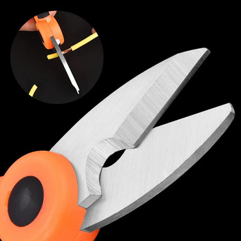 420 Аксесоари за ножици за риболов от неръждаема стомана Електротехник Преносими ножици Клещи за рязане PE Braid Line Примамка Инструменти за риболов на шаран