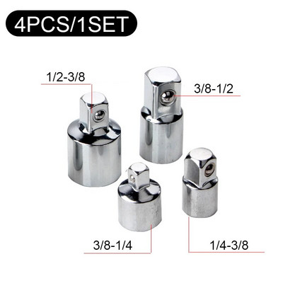 1/4" 3/8" 1/2" Adapter ključa s čegrtaljkom Krom-vanadij čelik Adapter čahure Pretvarač pogonske utičnice Pretvarač zgloba ključa
