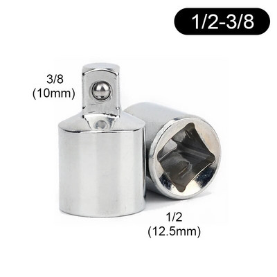 1/4" 3/8" 1/2" Adapter ključa s čegrtaljkom Krom-vanadij čelik Adapter čahure Pretvarač pogonske utičnice Pretvarač zgloba ključa