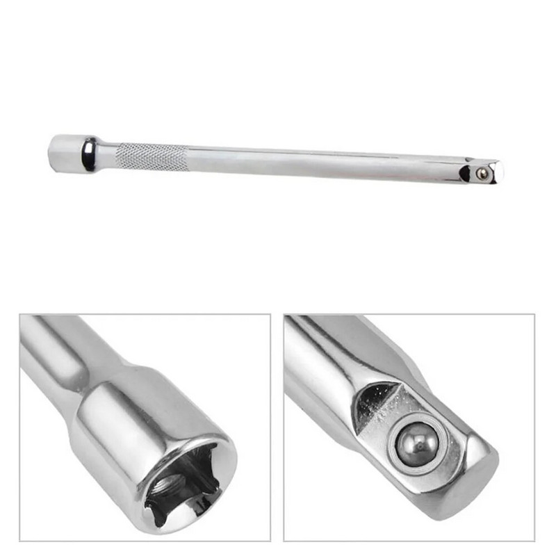 STONEGO 4Pcs/Set Set produžnih šipki za utičnice od krom vanadij čelika Set produžnih šipki za pogonske utičnice četvrt inča