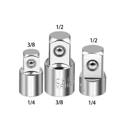 1/4" 3/8" 1/2" racsnis csavarkulcs adapter króm-vanádium acél hüvely adapter meghajtó aljzat átalakító csavarkulcs-hüvely csukló átalakító