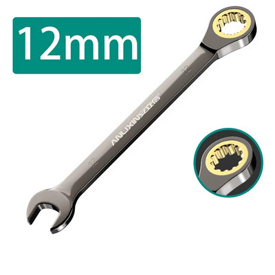 1 tk 6–9 mm mutrivõtmete komplekt painduva peaga põrkega kombivõtmed Meetrilised/SAE põrkvõtmed, autoremonditööriistad