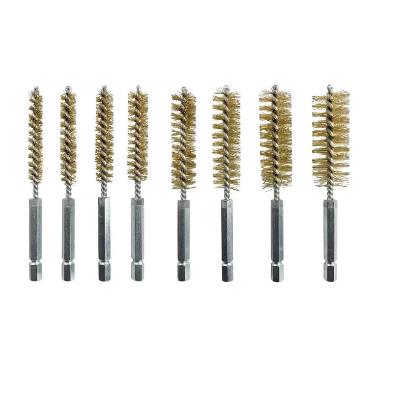 6 vnt Vielinių vamzdžių mašinų valymo šepetys rūdžių valiklis plovimo poliravimo įrankiai, skirti automobiliams / gamybai / perdirbimo pramonei