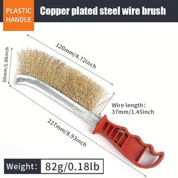 1 τμχ Hicen Steel Wire Polishing Wheel Steel Wire Brush/Abrasive Roll Brush for Wood Metal De-Sording remove Grinding Polishing