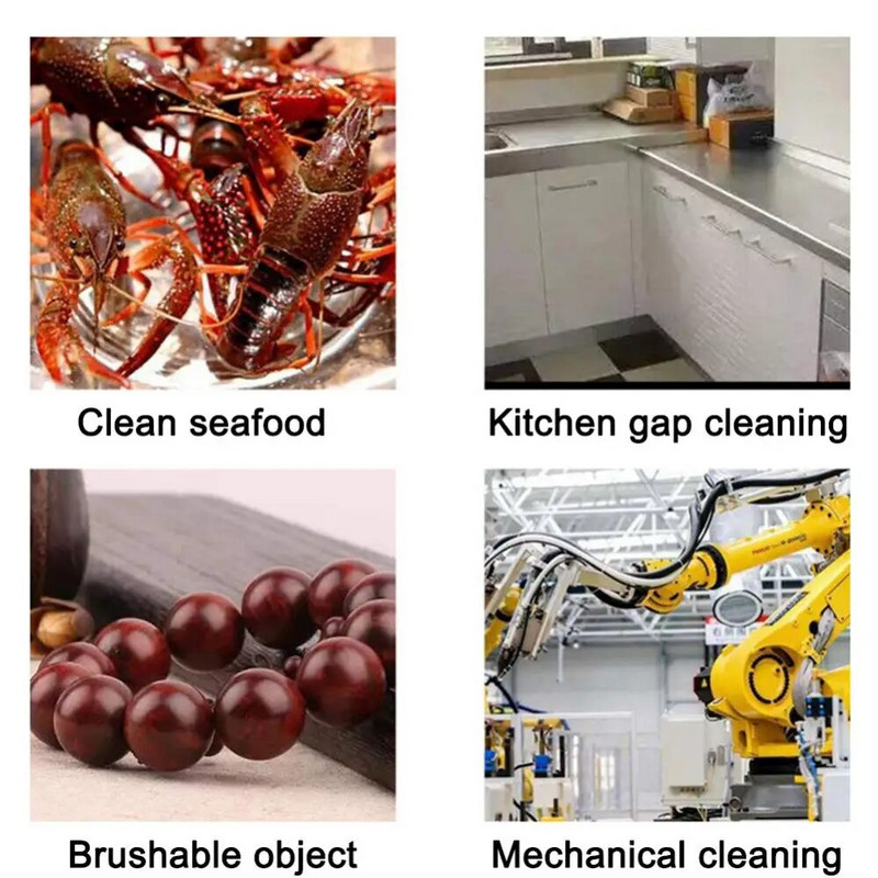 6vnt Mini rūdžių šalinimo šepetys Žalvaris Valymas Poliravimas Metaliniai šepečiai Žalvaris Viela Plieninis Vielinis Nailoninis šepetys Valymo įrankiai Namų rinkiniai