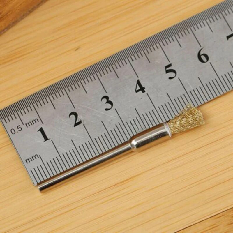 15 kom 5 mm mesingani rotirajući žičani kotačić Četke za poliranje Četke od čelične žice za kotačiće za bušilicu Alati za poliranje Alati za čišćenje