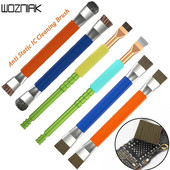 Antistatinis šepetys pagrindinės plokštės PCB valymo šepetys, skirtas mobiliajam telefonui Kompiuterių remonto įrankių rinkinys Šerių šepetys Plieninis šepetys