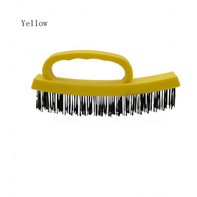 Žičana četka tipa G Čelik Metal Višenamjenska četka za čišćenje Poliranje Uklanjanje hrđe Plastika Udoban rukohvat za dekontaminaciju