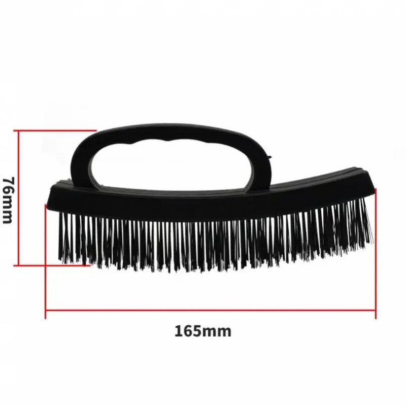 Žičana četka tipa G Čelik Metal Višenamjenska četka za čišćenje Poliranje Uklanjanje hrđe Plastika Udoban rukohvat za dekontaminaciju