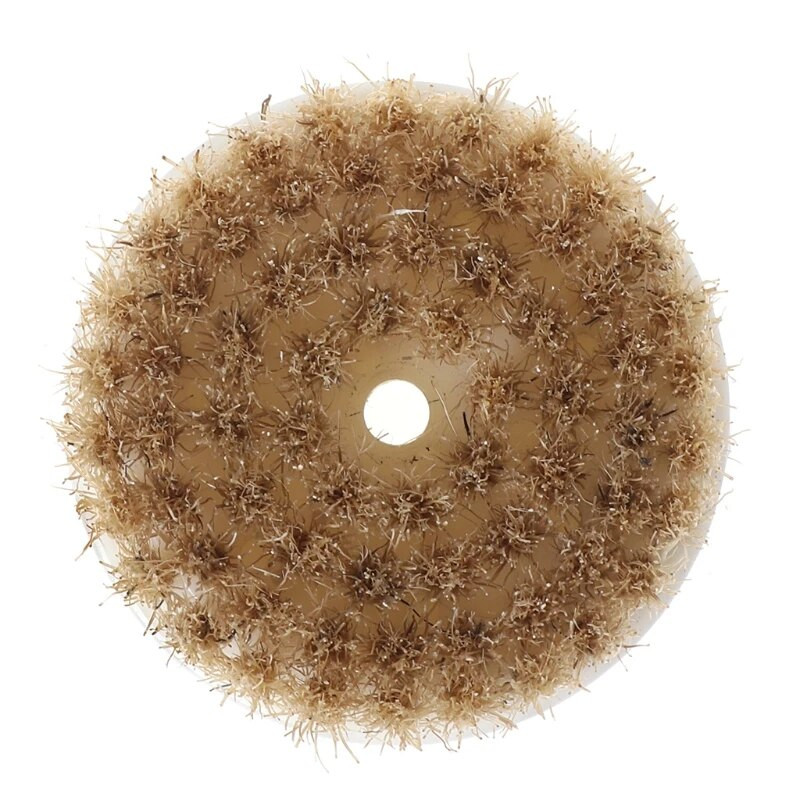 Baltas minkštas šepetys galvutei 60 mm buitinis grindų valymo prietaisas, skirtas namų vonios kambario grindų kilimėlių valymo priemonėms