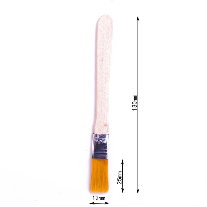 5Pcs/lots Mekana četka Tvrda dlaka s drvenom drškom Popravak Čisti alati Mobilni telefon Računalna tipkovnica PCB BGA Četka za fluks za lemljenje