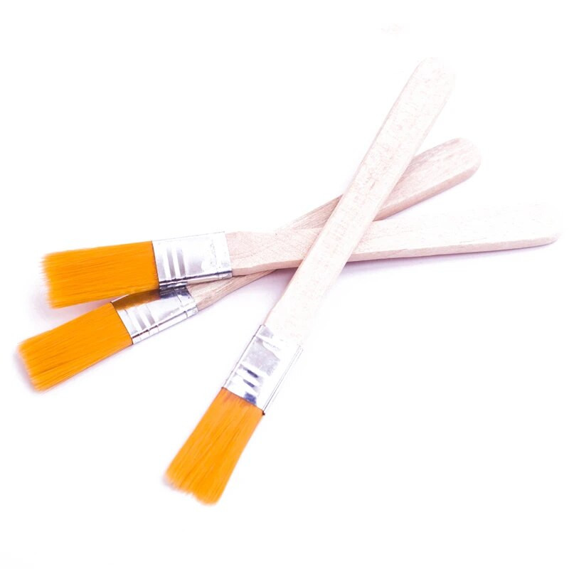 5Pcs/lots Mekana četka Tvrda dlaka s drvenom drškom Popravak Čisti alati Mobilni telefon Računalna tipkovnica PCB BGA Četka za fluks za lemljenje