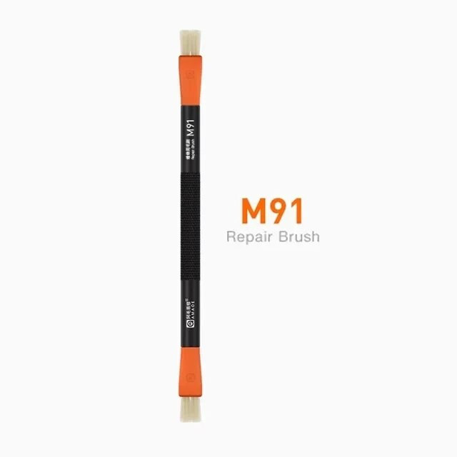 AMAOE M91 Četka s dvostrukom glavom Zamjenjiva antistatička četka za prašinu Za mobilne telefone Tablet PCB BGA popravak Lemljenje