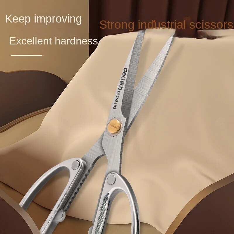 Deli Višenamjenske škare Industrijske nehrđajućeg čelika Profesionalne kuhinjske škare Šivaće krojačke škare Alat za rezanje krpe za hranu