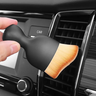 Karcmentes autó belső porszívó kefe légkondicionáló szellőzőnyílások puha sörték részletező kefe porszívó eszköz autóipari műszerfalhoz