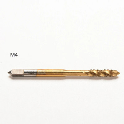 1 vnt. titanu dengtas metrinis HSS spiralinis srieginis sraigtinis čiaupas M3 M4 M5 M6 M8 spiraliniai smailūs srieginiai srieginiai srieginiai čiaupai