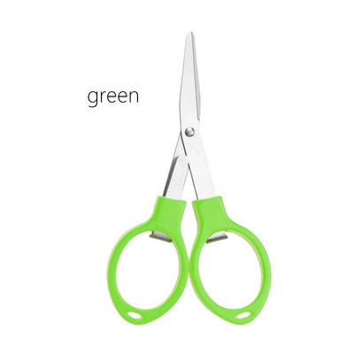 Vienspalvės sulankstomos žirklės Nešiojamos nerūdijančio plieno įtempimo žirklės daugiafunkcinės rankų darbo amatų DIY įrankis Biuro reikmenys