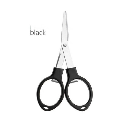 Vienspalvės sulankstomos žirklės Nešiojamos nerūdijančio plieno įtempimo žirklės daugiafunkcinės rankų darbo amatų DIY įrankis Biuro reikmenys