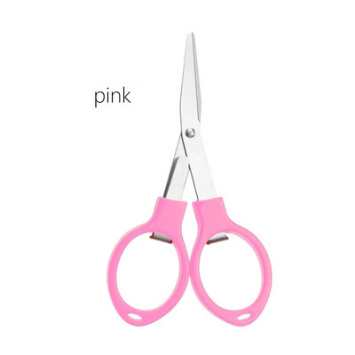 Vienspalvės sulankstomos žirklės Nešiojamos nerūdijančio plieno įtempimo žirklės daugiafunkcinės rankų darbo amatų DIY įrankis Biuro reikmenys