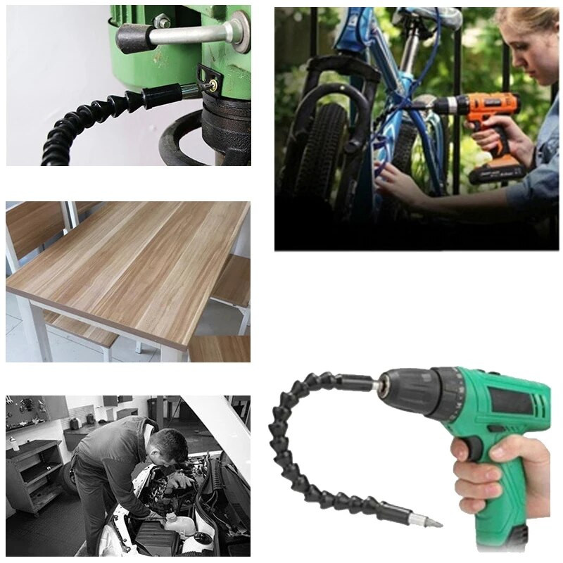 Fleksibilna osovina Bitovi Produžetak Odvijač Držač bitova Univerzalna zmija fleksibilna cijev Kardanska osovina Električna bušilica Link šipke