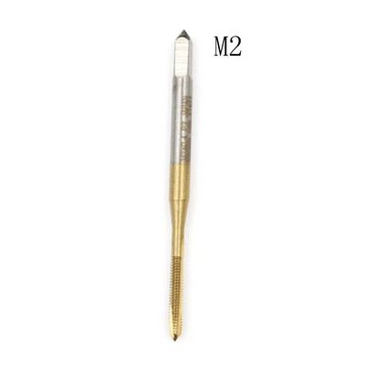 Vruće！ HSS Titanium Machine Bušilica za desnu nareznicu s 3 žljeba M2 M2.5 M3 M3.5 M4 M5 M6 M8 Spiralni vrh Navojni utikač Drška za nareznice Set matrica