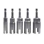 Utični ključ za leptir vijak 1/4" šesterokutni dršku Power Wing Matica Odvijač Slot Wing Nuts Svrdlo 12/16 mm za matične vijke za panel