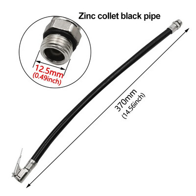 Adapter za napuhavanje crijeva za napuhavanje gume Twist Zračna pumpa za gume Produžna cijev Priključak za zaključavanje Zračna stezna glava za motocikl 9,5/12,5 mm