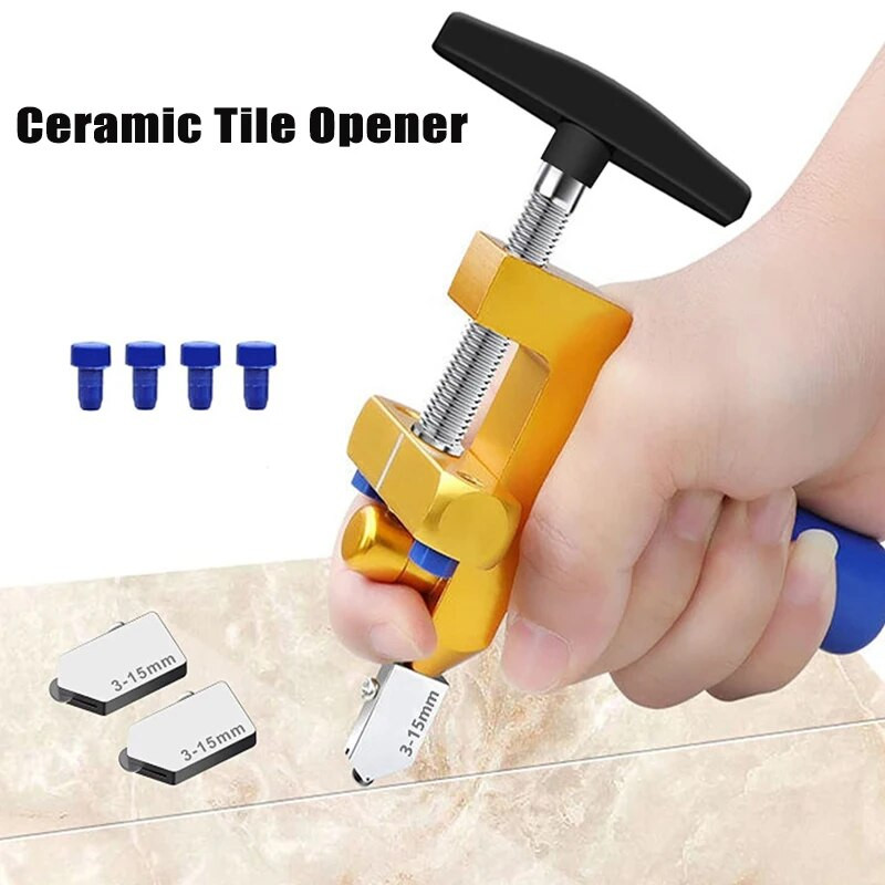 2 u 1 rezač staklokeramičkih pločica s kotačićem za noževe dijamantni rezač stakla kliješta za lomljenje ručni alat za rezanje stakla ručni alati