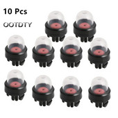 OOTDTY 10 tk /5/2/1 tk Bensiin Snap in Primer Bulb Kütusepumba pirnid mootorsaagidele Puhurid Trimmeri mootorsae karburaator