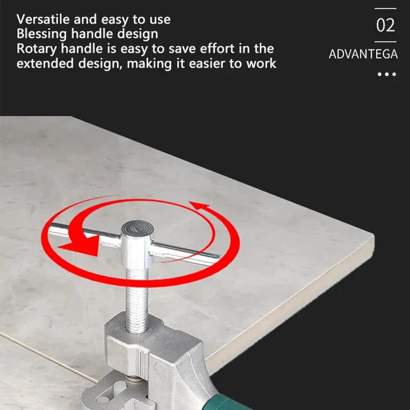 Plaadilõikuri tööriistakomplekt Kaasaskantav ülitugev käeshoitav kaheotstarbelise lõikepeaga klaaskeraamiliste plaatide avaja