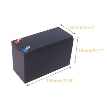 12V 7AH батерия Литиева батерия Кутия за слънчево улично осветление Пластмасов пластмасов калъф за 18650 Power wall Battery Pack Направи си сам