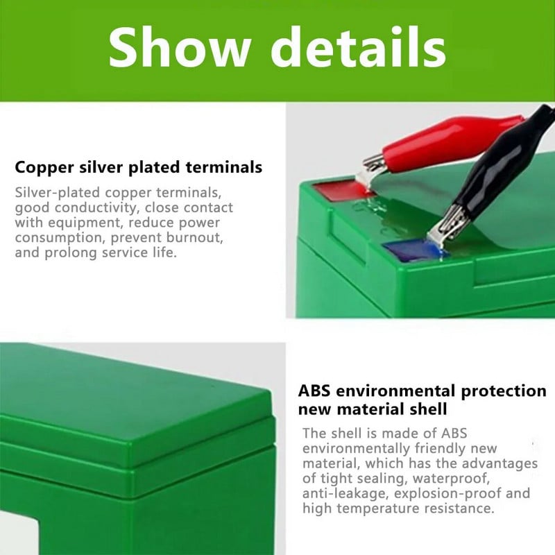 12V 7AH aku liitiumpatareikarp päikeseenergia tänavavalgustuskorpus plastikust plastümbris 18650 elektrilise seina aku jaoks isetegemine