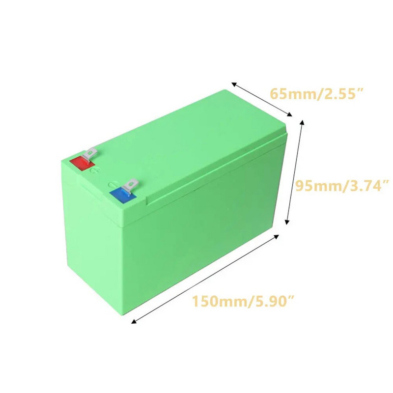 12V 7AH aku liitiumpatareikarp päikeseenergia tänavavalgustuskorpus plastikust plastümbris 18650 elektrilise seina aku jaoks isetegemine