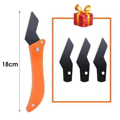 Profesionalni nož s kukom za popravak praznina u pločicama za čišćenje Uklanjanje stare fuge Nož za fuge od volframovog čelika Ručni građevinski alati