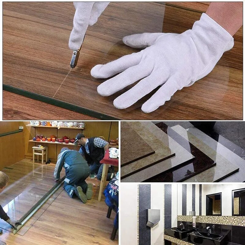 Stiklo pjovimo neslystantis karbido metalo įrankiai TC-17 alyvos stiklo pjaustytuvas metalo rankena deimantinis tiesia galvutė pjovimo įrankis