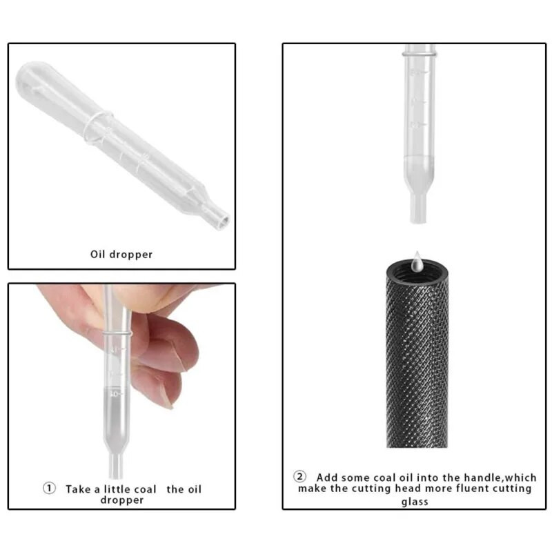 Profesionalus stiklo pjovimo ratukas, stiklo pjovimo rankinis įrankis TC-17 stiklo pjaustytuvas Keraminis plytelių pjoviklis TC-17 tipo metalinė rankena