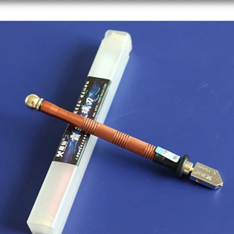 Deimantinis stiklo pjaustytuvas Stiklo keramikos porcelianinis pjovimo peilis aštrus, nesugriūvantis deimantinis volelis profesionalus stiklo pjaustytuvas