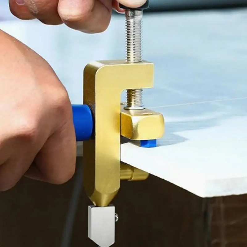 2 u 1 rezač staklenih pločica s kotačićem s dijamantnim valjkom za rezanje otvarač alati za razbijanje pribor