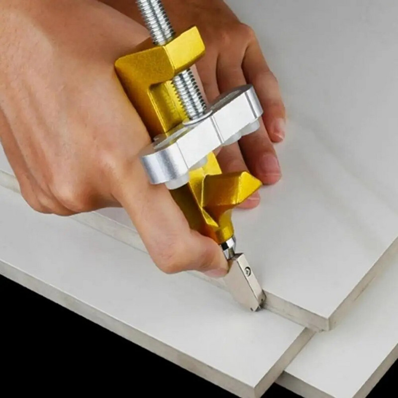 2 u 1 rezač staklenih pločica s kotačićem s dijamantnim valjkom za rezanje otvarač alati za razbijanje pribor