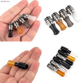 1 tk 510 pipetitilguti kõrreliite kuumakindlus roostevabast terasest alus 5 värvi 510 PEI pipetitilguti põhuvuuk