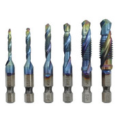 1 vnt. 1/4 mm kotas M3-M10 HSS sriegio čiaupų rinkinys Metrinis srieginis gręžtuvas Mėlyna danga padengtas mašininis sraigtinis srieginis srieginis srieginis srieginis srieginis srieginis srieginis srieginis srieginis srieginis srieginis srieginis sriegini